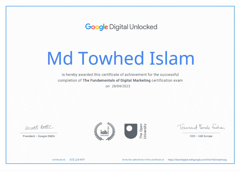 Fundamental Of digital marketing